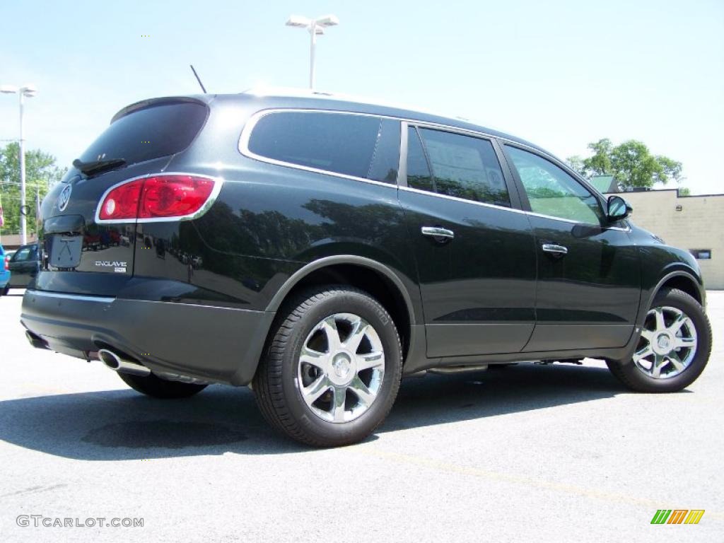 2010 Enclave CXL AWD - Carbon Black Metallic / Titanium/Dark Titanium photo #7