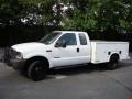 2002 Oxford White Ford F450 Super Duty XL SuperCab Chassis  photo #2
