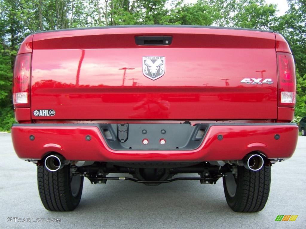 2010 Ram 1500 Sport Quad Cab 4x4 - Inferno Red Crystal Pearl / Dark Slate Gray photo #6