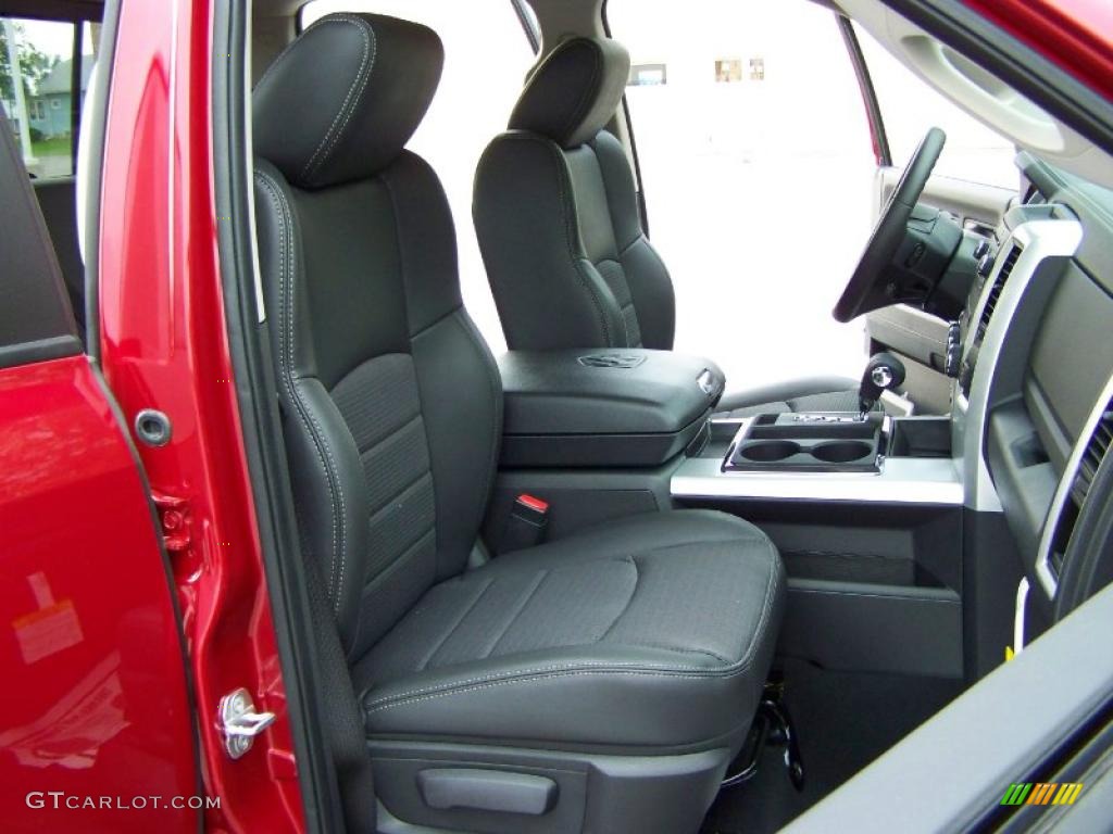 2010 Ram 1500 Sport Quad Cab 4x4 - Inferno Red Crystal Pearl / Dark Slate Gray photo #13