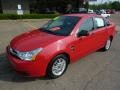Vermillion Red - Focus SE Sedan Photo No. 8