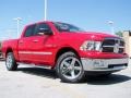 2010 Flame Red Dodge Ram 1500 Big Horn Crew Cab 4x4  photo #1