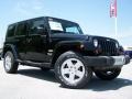 2010 Black Jeep Wrangler Unlimited Sahara 4x4  photo #1