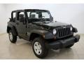 2009 Black Jeep Wrangler X 4x4  photo #1