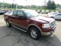 2004 Dark Toreador Red Metallic Ford F150 Lariat SuperCab 4x4  photo #6