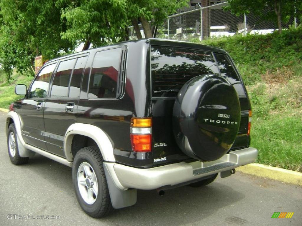 1998 Trooper S 4x4 - Ebony Black / Gray photo #4