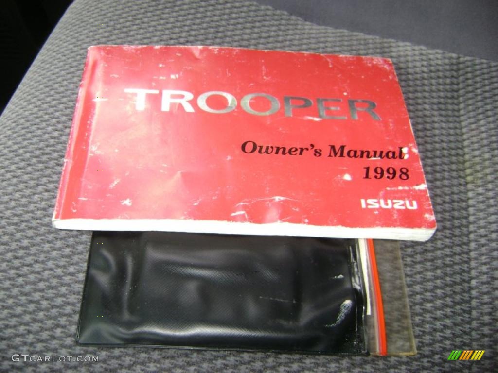 1998 Trooper S 4x4 - Ebony Black / Gray photo #15