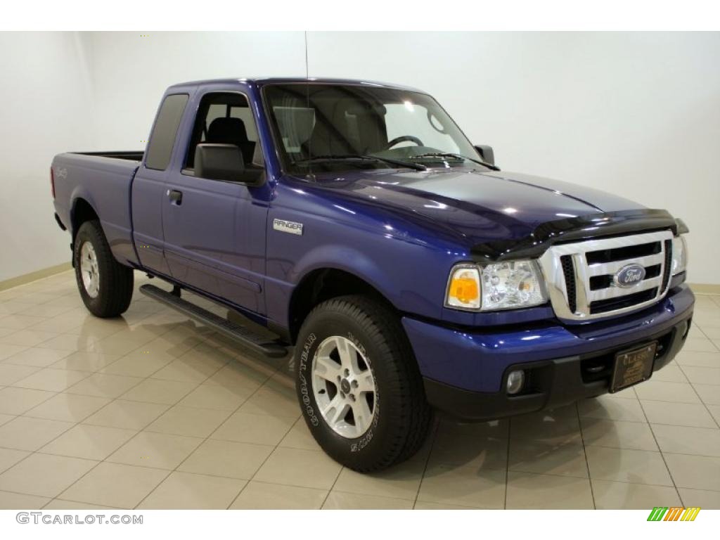 Sonic Blue Metallic Ford Ranger