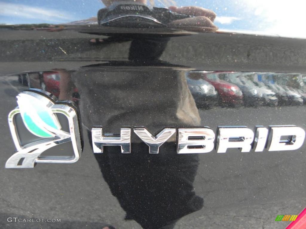 2010 Fusion Hybrid - Tuxedo Black Metallic / Medium Light Stone photo #12