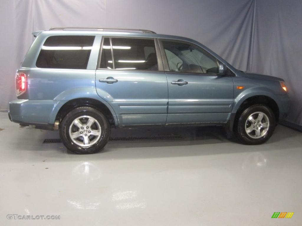 2008 Pilot EX 4WD - Steel Blue Metallic / Gray photo #4