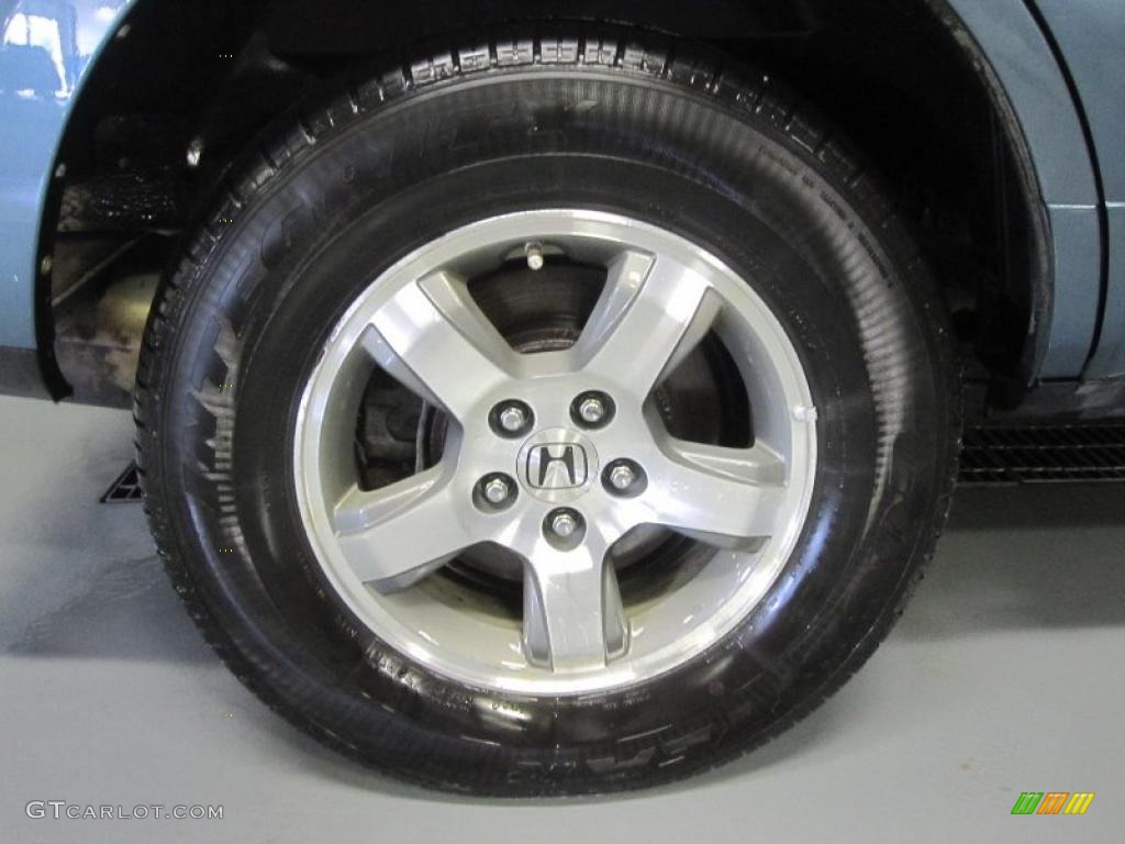 2008 Pilot EX 4WD - Steel Blue Metallic / Gray photo #6