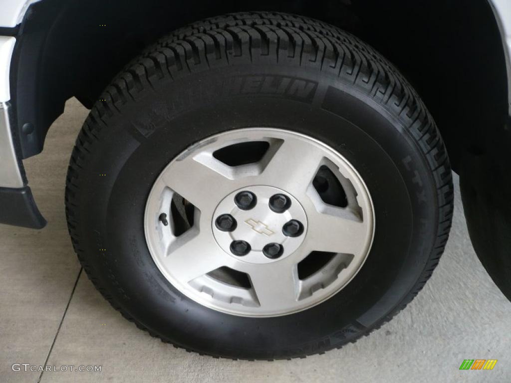 2006 Silverado 1500 LS Extended Cab 4x4 - Summit White / Dark Charcoal photo #8