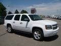 2009 Summit White Chevrolet Suburban LTZ 4x4  photo #1