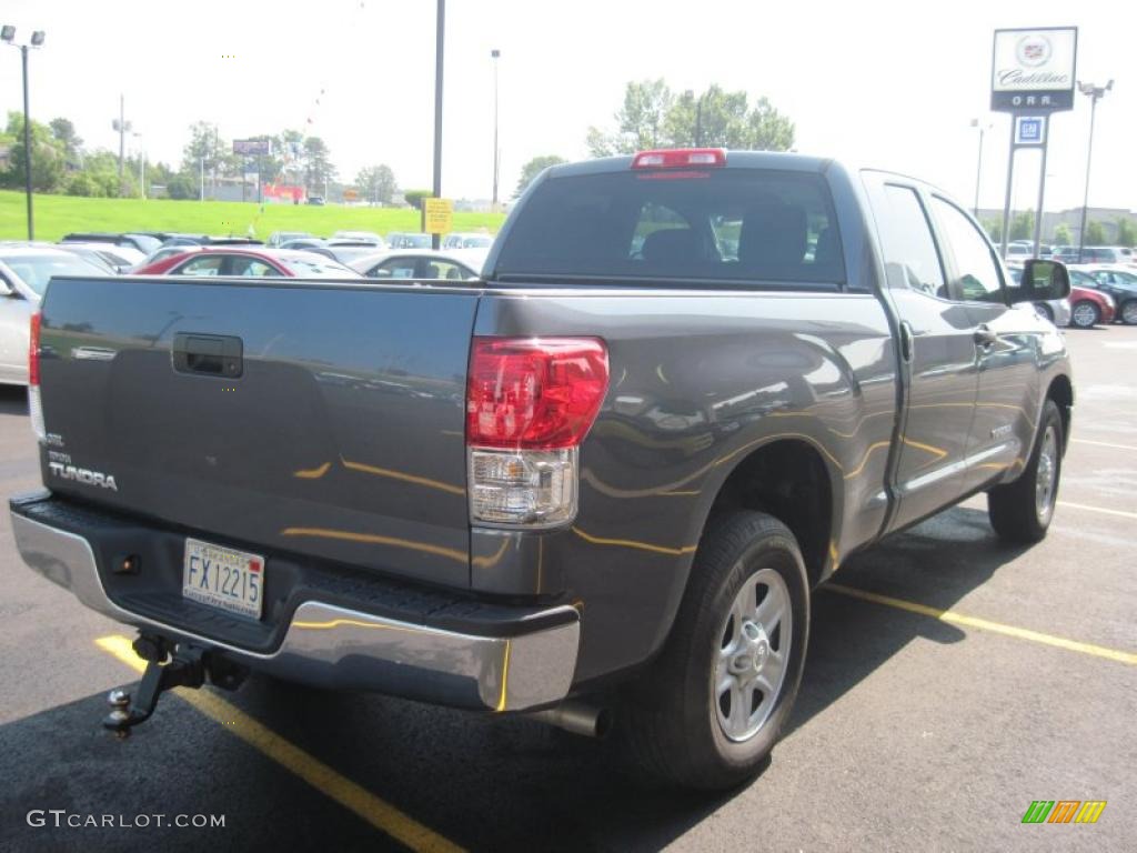 2010 Tundra Double Cab - Slate Gray Metallic / Graphite Gray photo #6