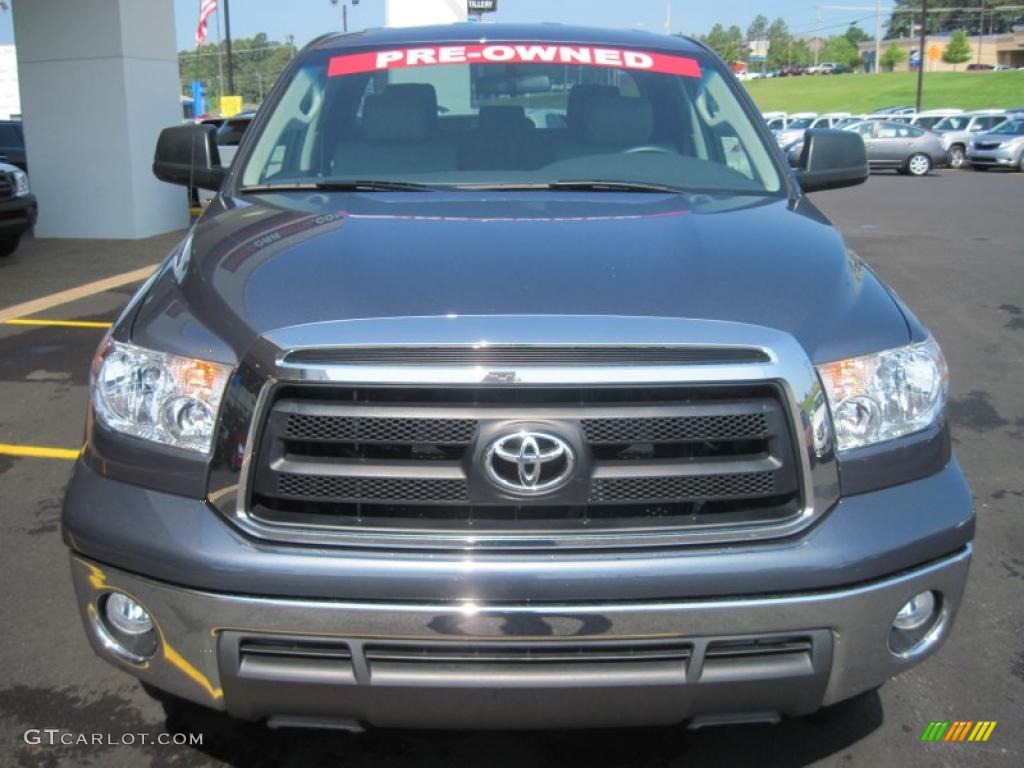 2010 Tundra Double Cab - Slate Gray Metallic / Graphite Gray photo #7