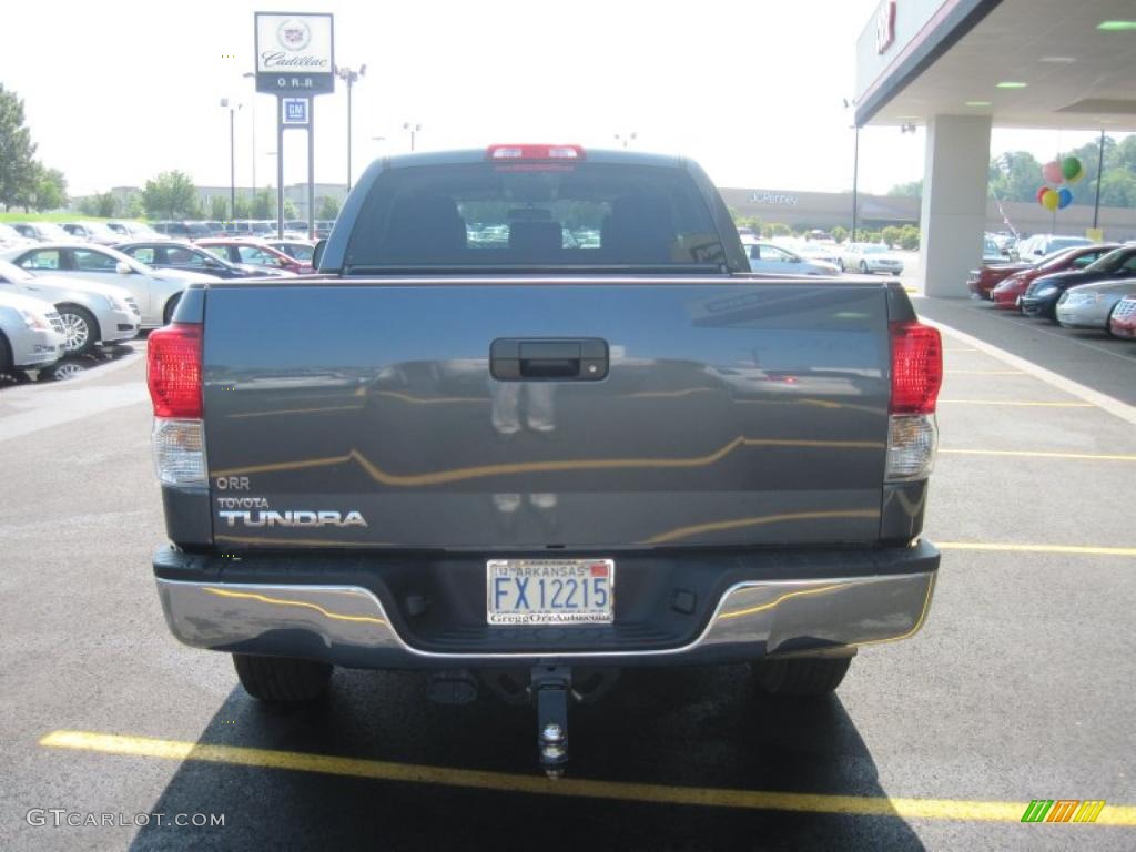 2010 Tundra Double Cab - Slate Gray Metallic / Graphite Gray photo #8