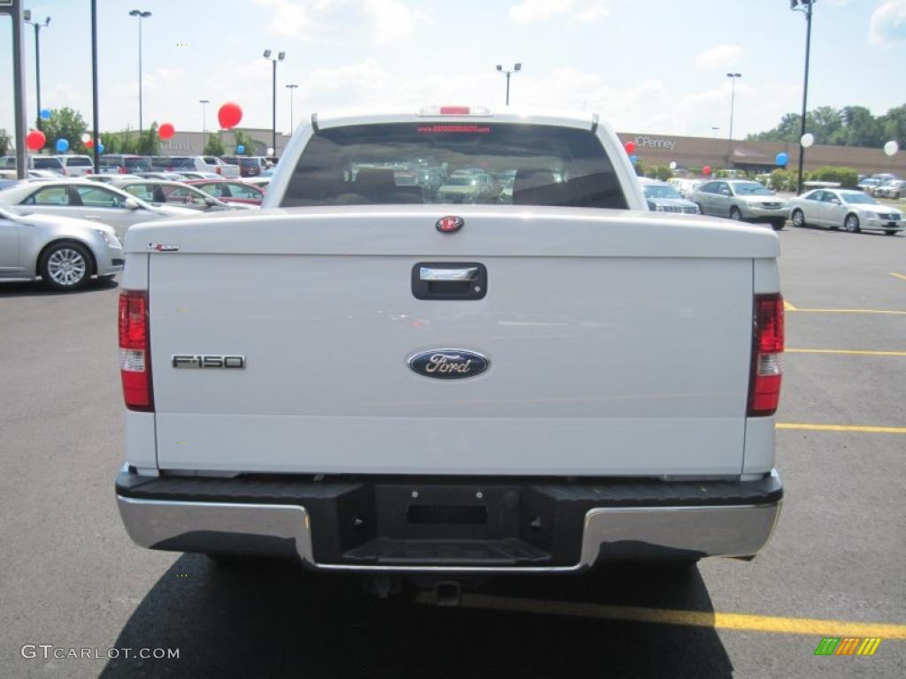 2006 F150 Lariat SuperCrew - Oxford White / Tan photo #8