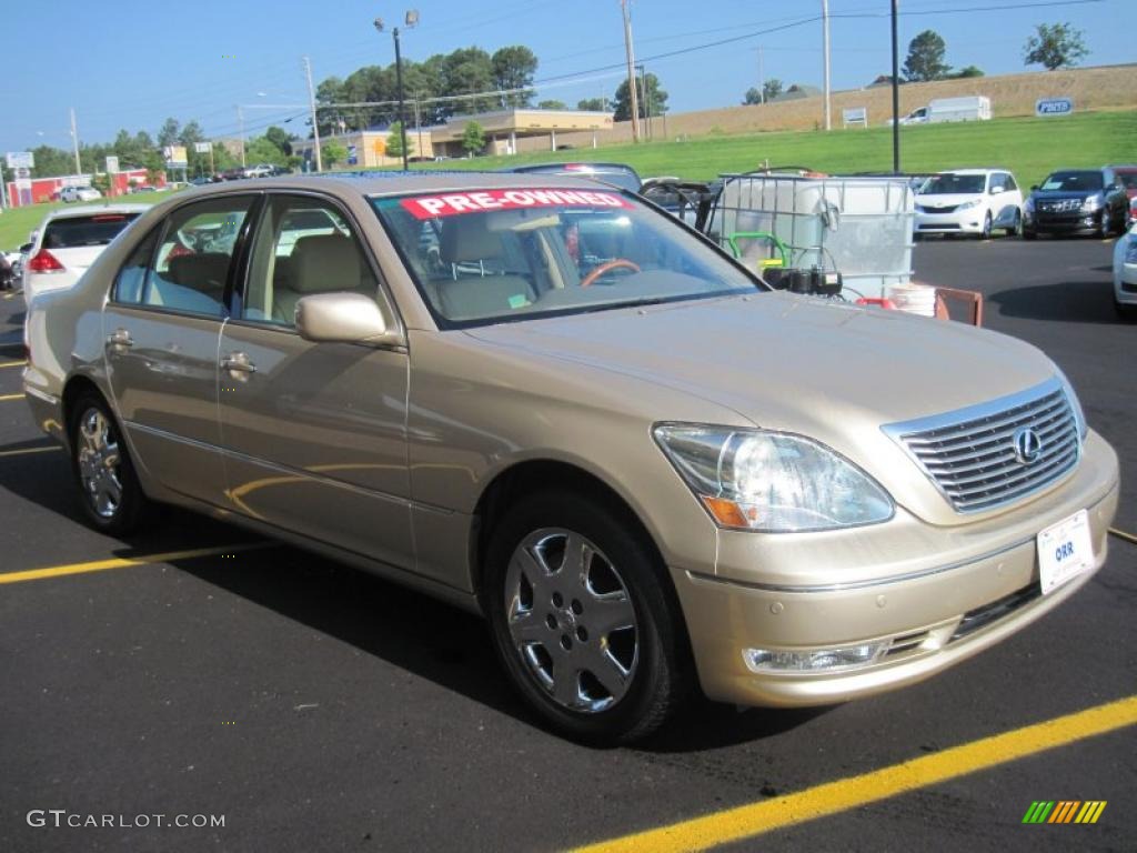 2005 LS 430 Sedan - Mystic Gold Metallic / Cashmere photo #2