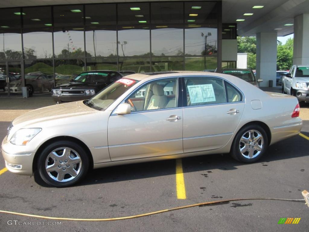 2005 LS 430 Sedan - Mystic Gold Metallic / Cashmere photo #4