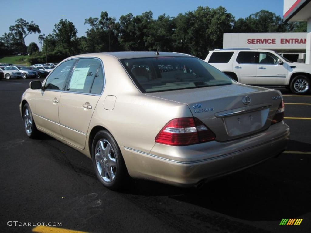 2005 LS 430 Sedan - Mystic Gold Metallic / Cashmere photo #5