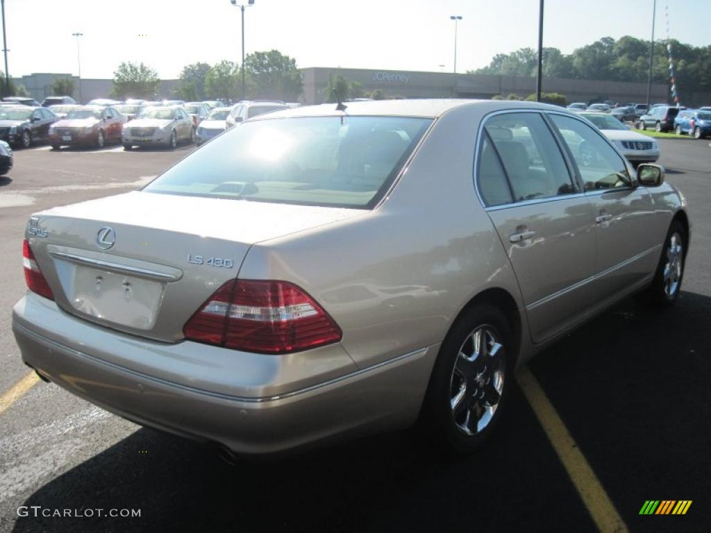 2005 LS 430 Sedan - Mystic Gold Metallic / Cashmere photo #6