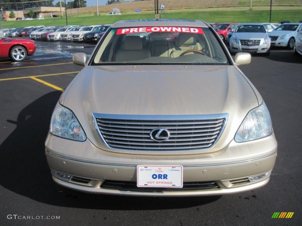 2005 LS 430 Sedan - Mystic Gold Metallic / Cashmere photo #7