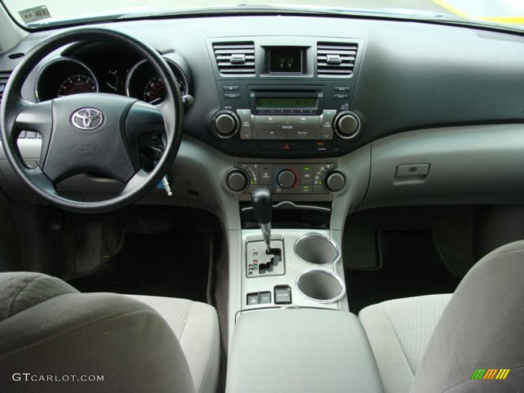 2008 Highlander 4WD - Blue Streak Metallic / Ash Gray photo #9