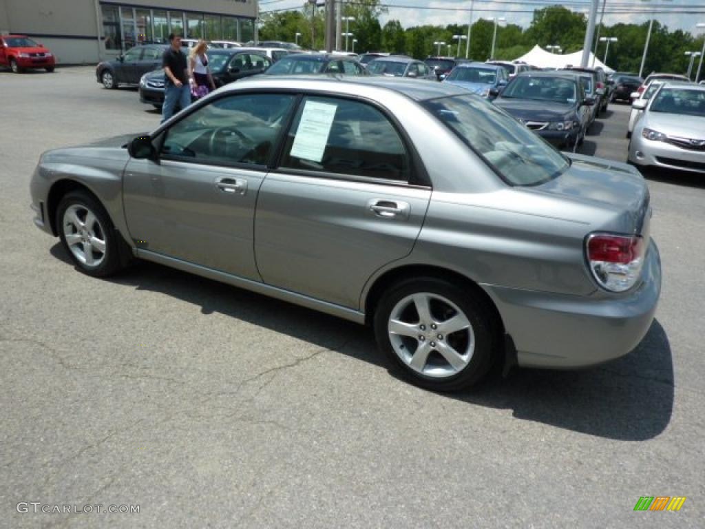 2007 Impreza 2.5i Sedan - Urban Gray Metallic / Anthracite Black photo #5