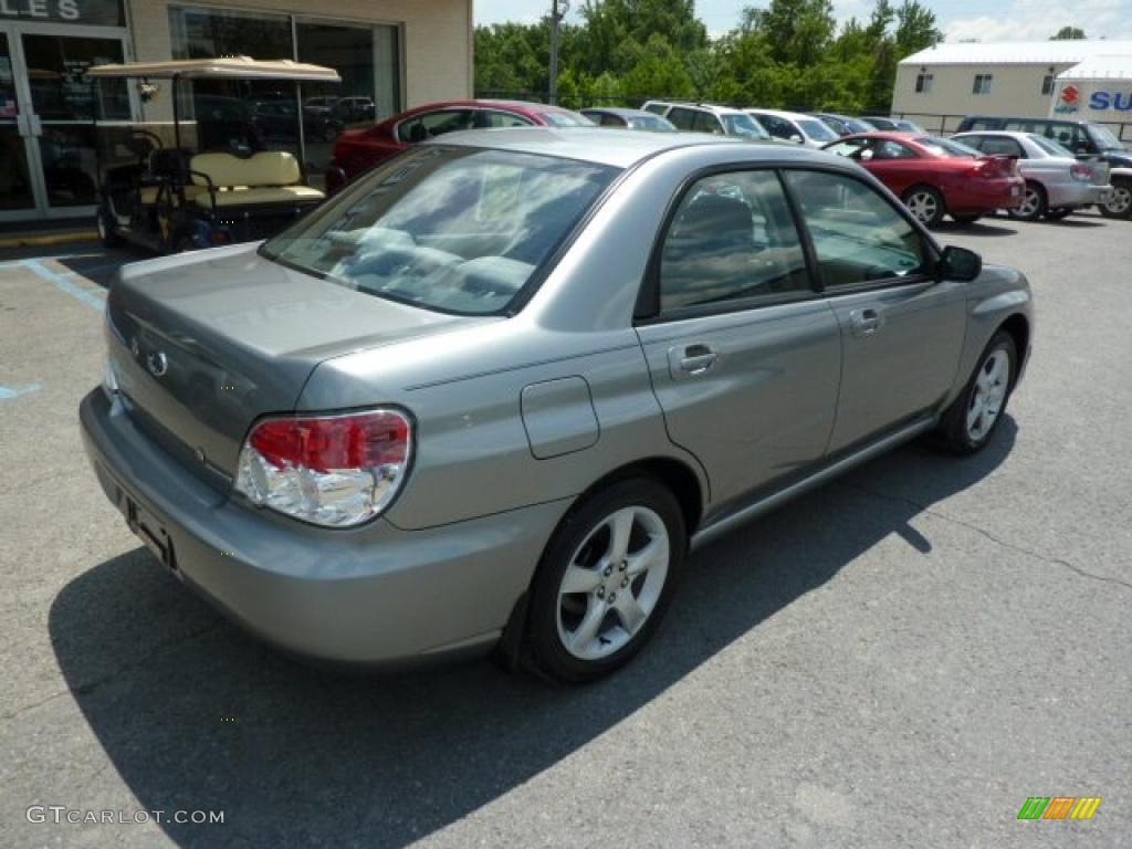 2007 Impreza 2.5i Sedan - Urban Gray Metallic / Anthracite Black photo #7