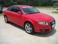 2007 Brilliant Red Audi A4 2.0T Sedan  photo #2