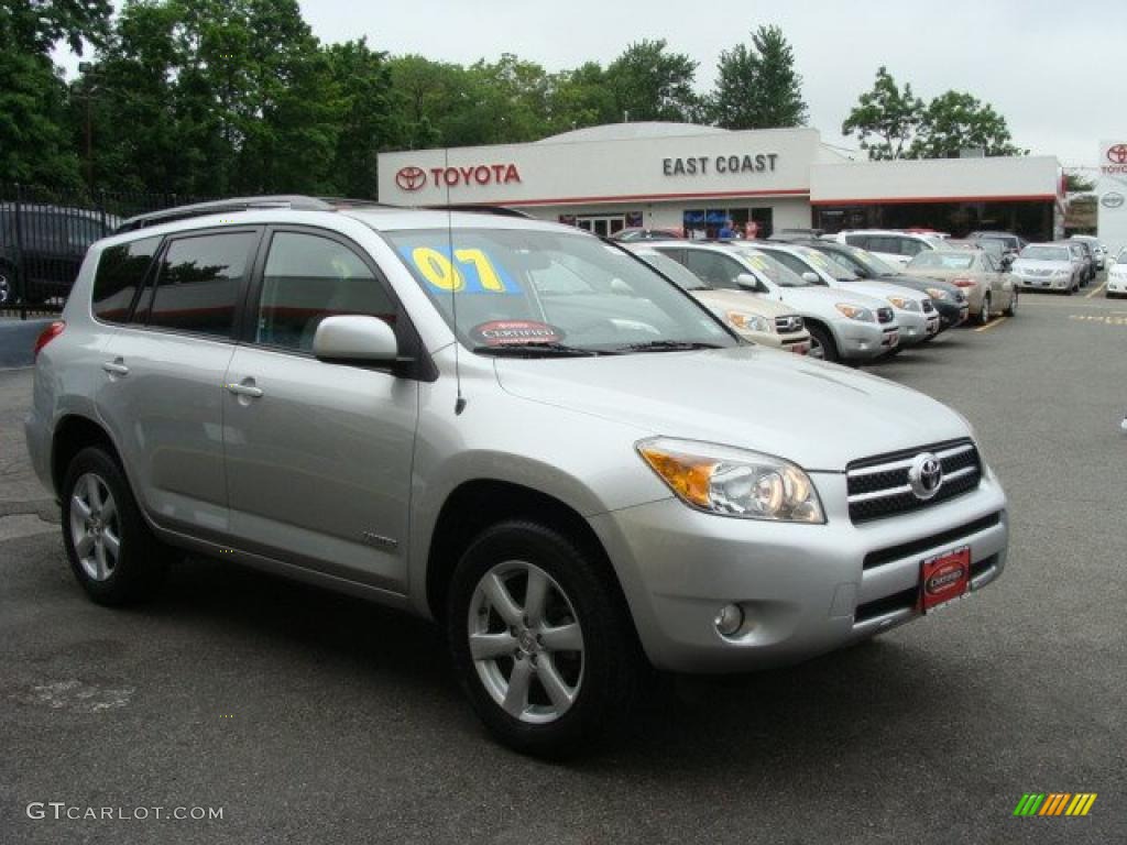 2007 RAV4 Limited 4WD - Classic Silver Metallic / Ash Gray photo #3