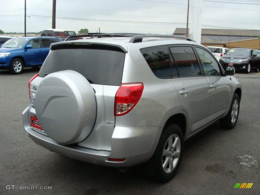 2007 RAV4 Limited 4WD - Classic Silver Metallic / Ash Gray photo #4