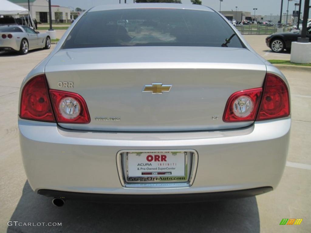 2009 Malibu LT Sedan - Silver Ice Metallic / Ebony photo #6