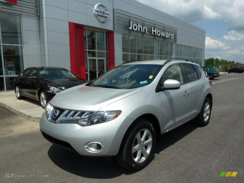 2009 Murano S AWD - Brilliant Silver Metallic / Black photo #1