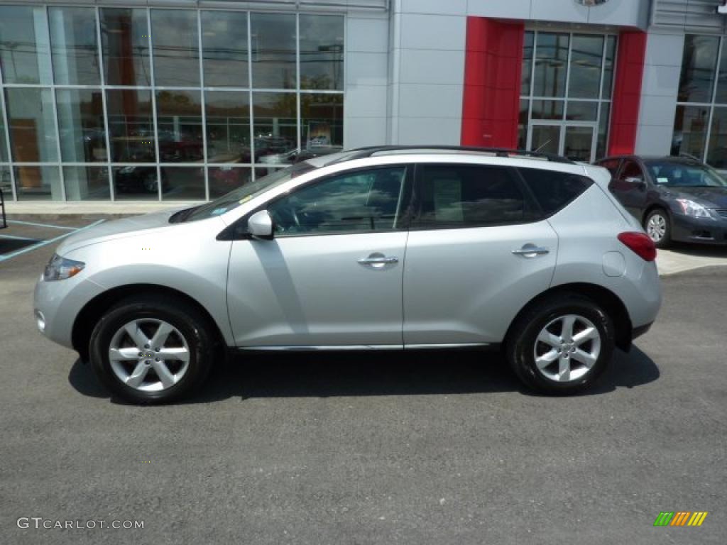 2009 Murano S AWD - Brilliant Silver Metallic / Black photo #2