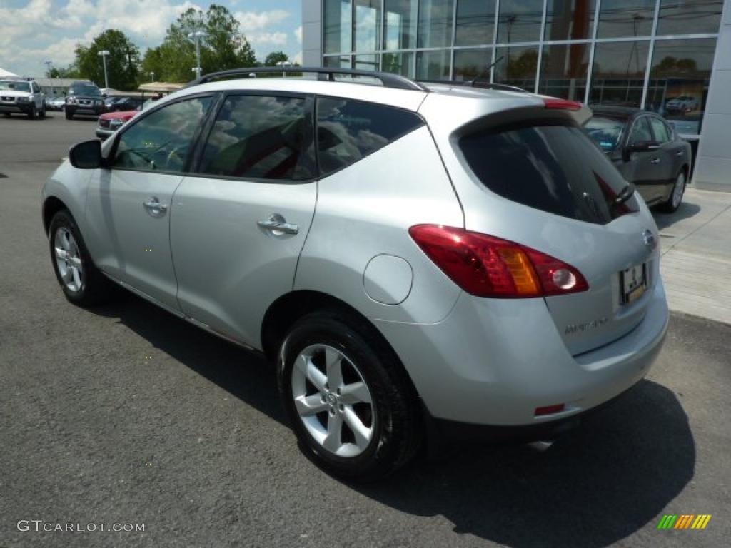 2009 Murano S AWD - Brilliant Silver Metallic / Black photo #3