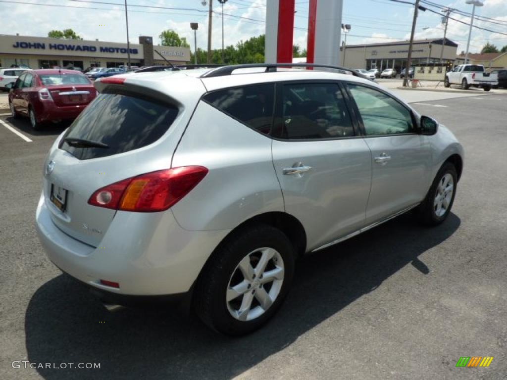 2009 Murano S AWD - Brilliant Silver Metallic / Black photo #5