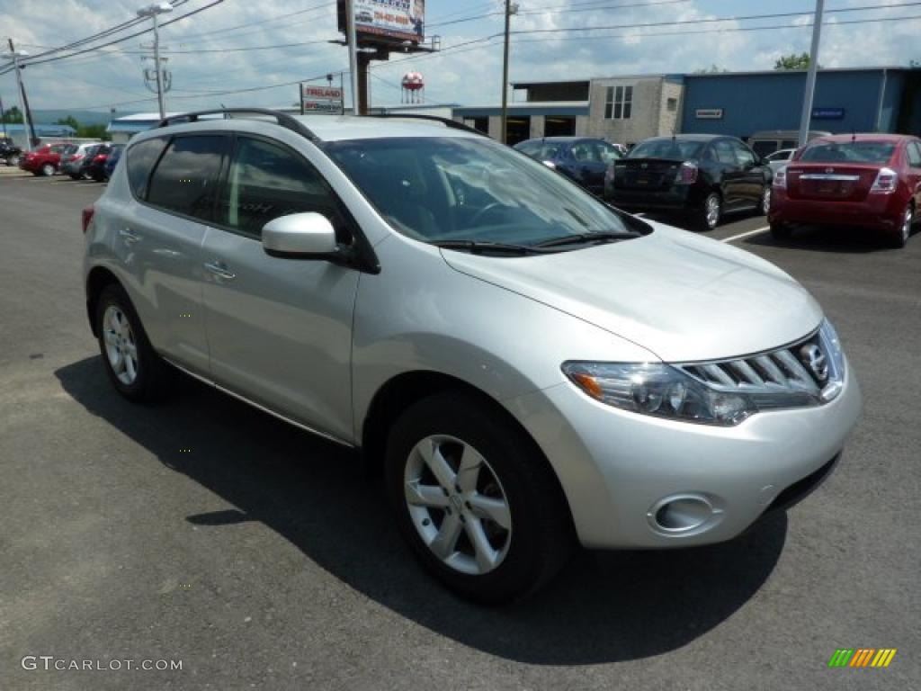 2009 Murano S AWD - Brilliant Silver Metallic / Black photo #6