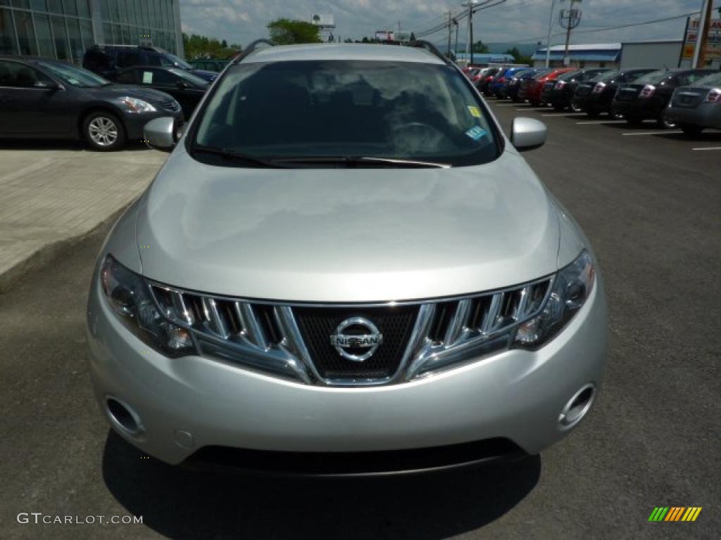 2009 Murano S AWD - Brilliant Silver Metallic / Black photo #7