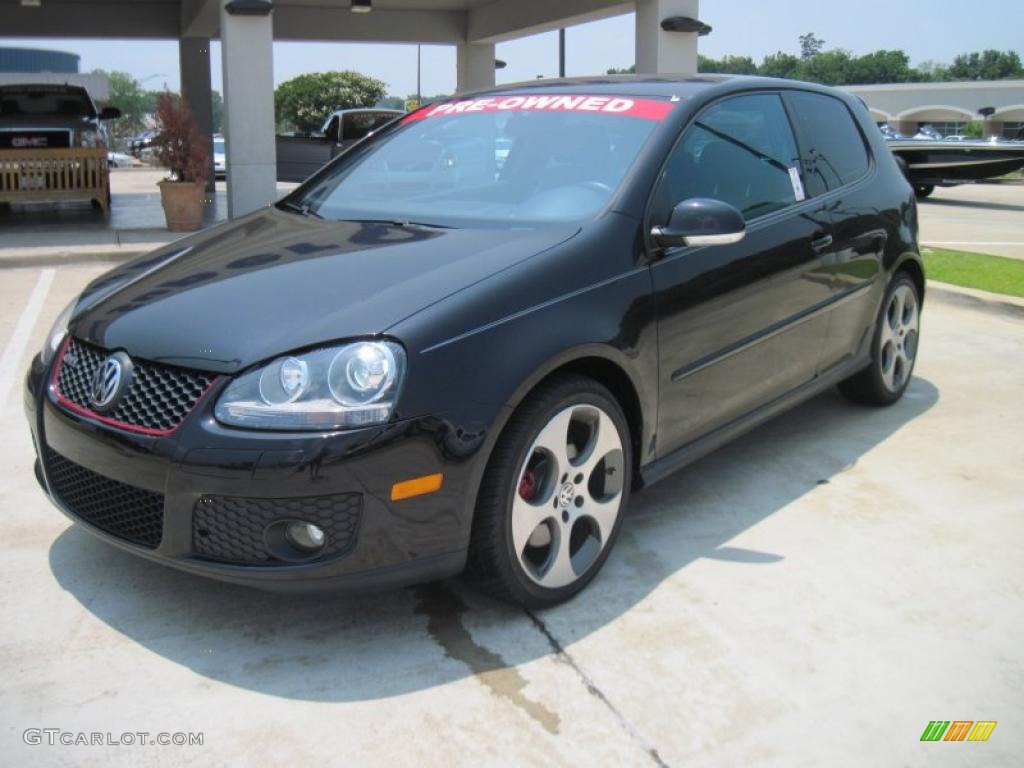 2006 GTI 2.0T - Black / Interlagos Plaid Cloth photo #1