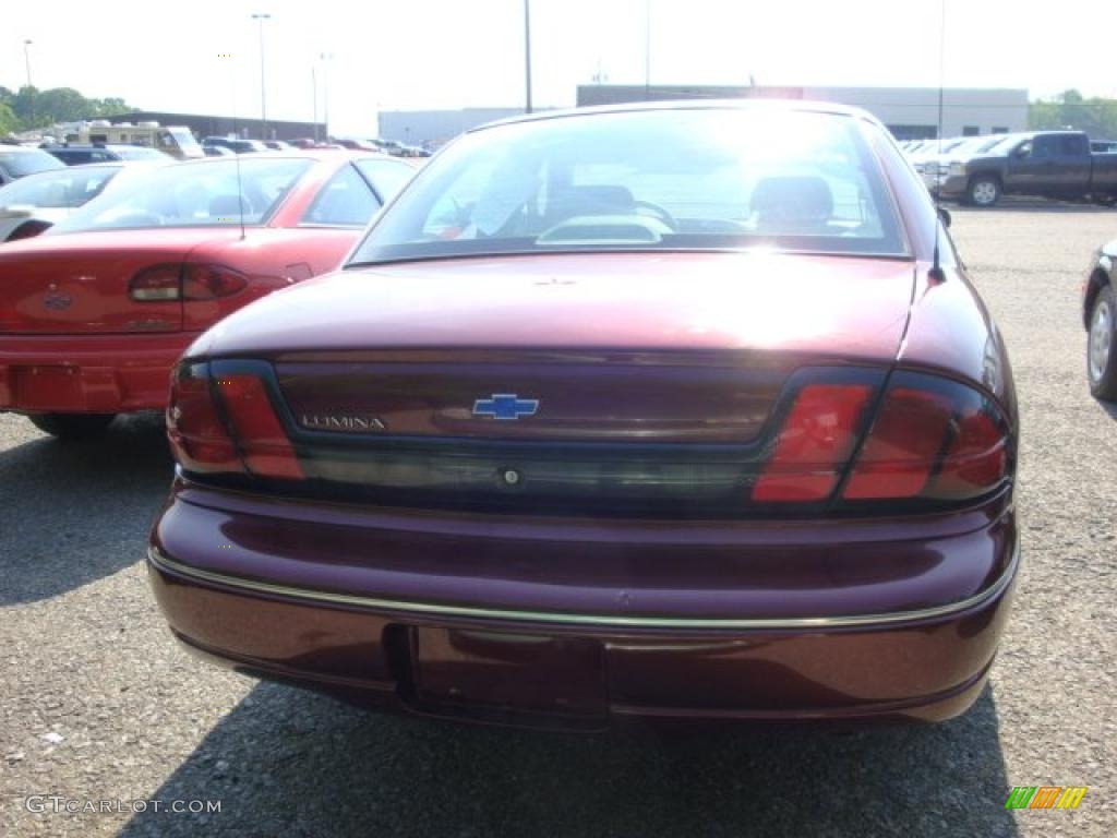 2000 Lumina Sedan - Dark Carmine Red Metallic / Medium Gray photo #3