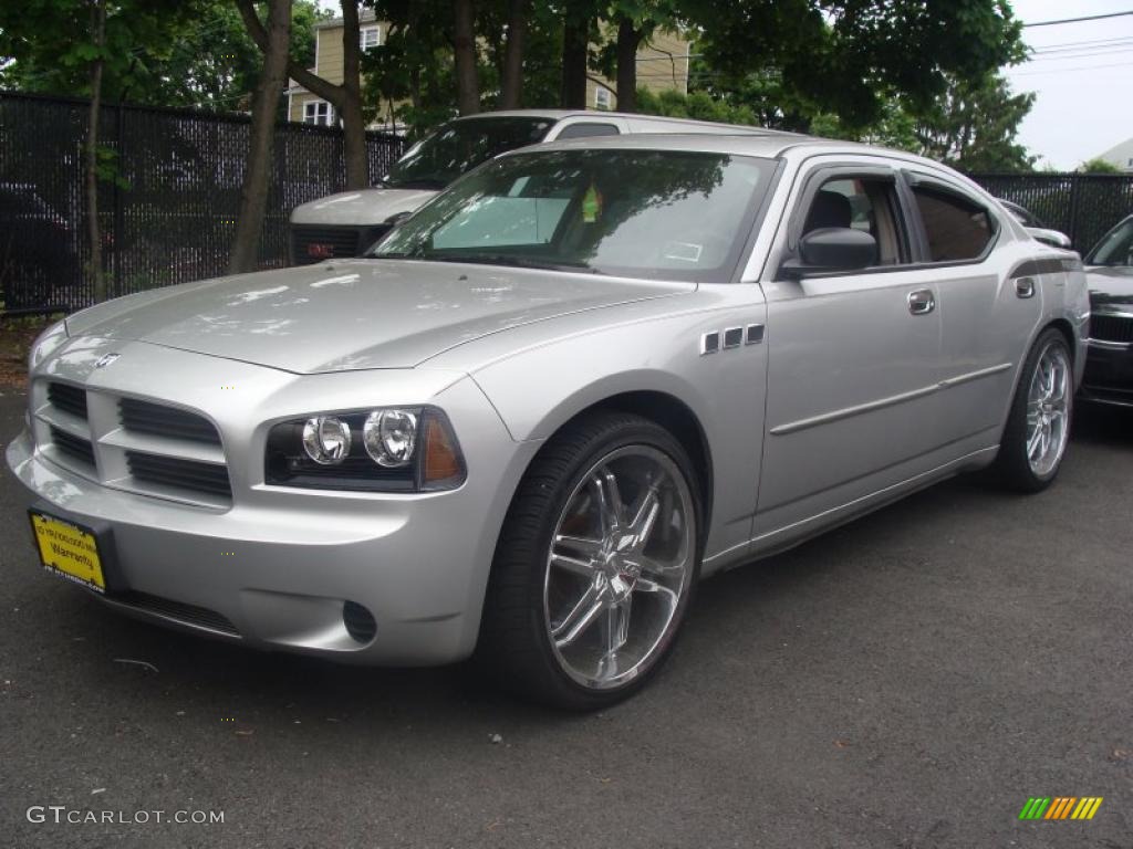 Bright Silver Metallic Dodge Charger