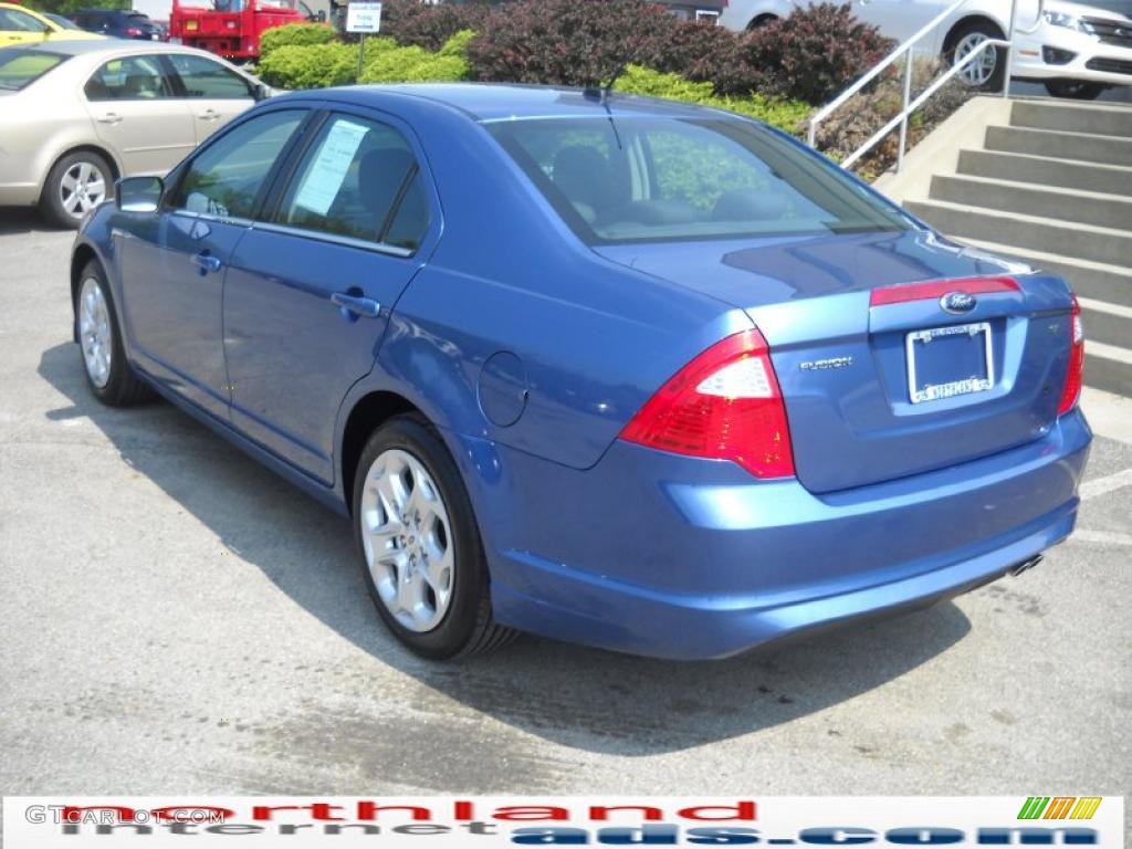 2010 Fusion SE - Sport Blue Metallic / Charcoal Black photo #8