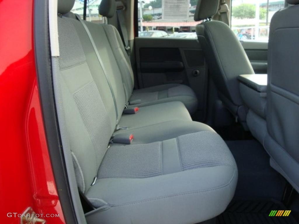 2007 Ram 1500 SLT Quad Cab 4x4 - Flame Red / Khaki Beige photo #16