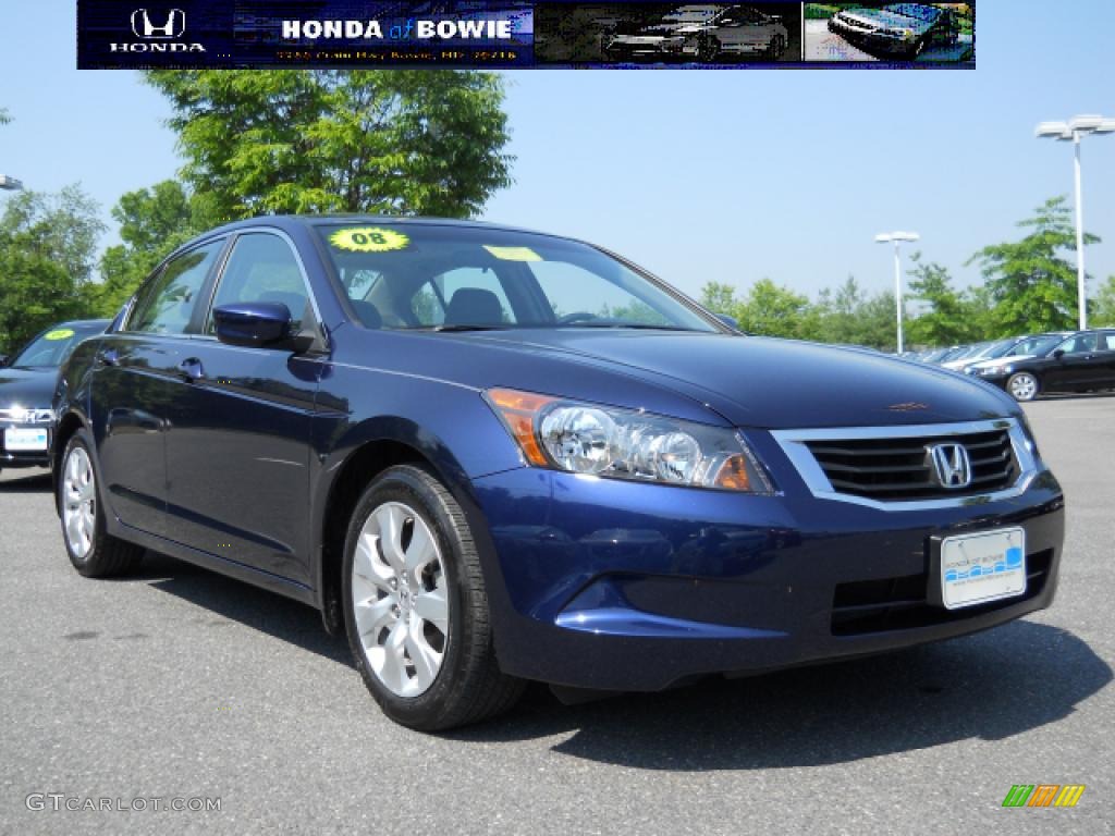 2008 Accord EX Sedan - Royal Blue Pearl / Gray photo #1