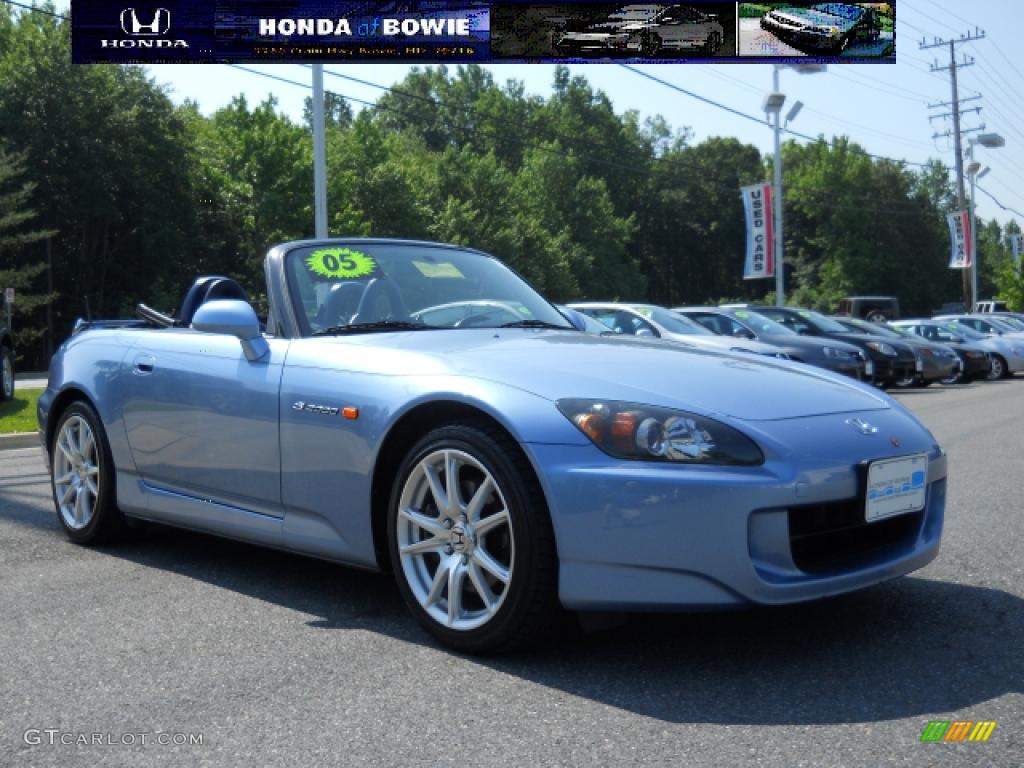 2005 S2000 Roadster - Suzuka Blue Metallic / Blue/Black photo #1