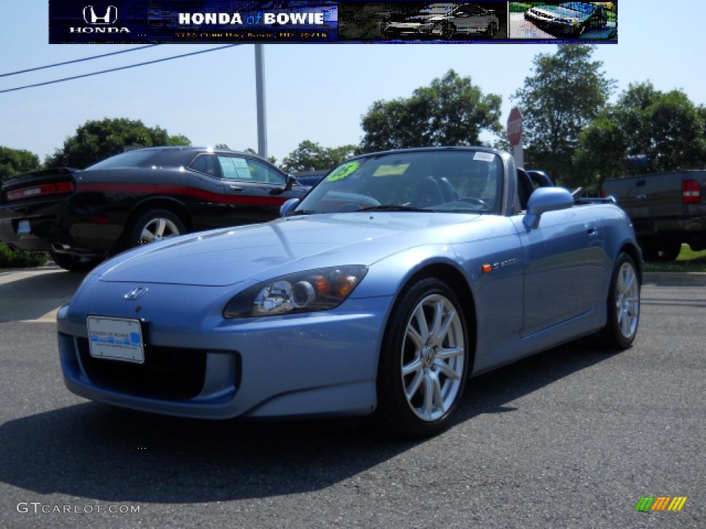 2005 S2000 Roadster - Suzuka Blue Metallic / Blue/Black photo #7