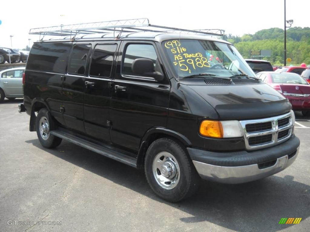 1999 Ram Van 3500 Commercial - Black / Mist Gray photo #3