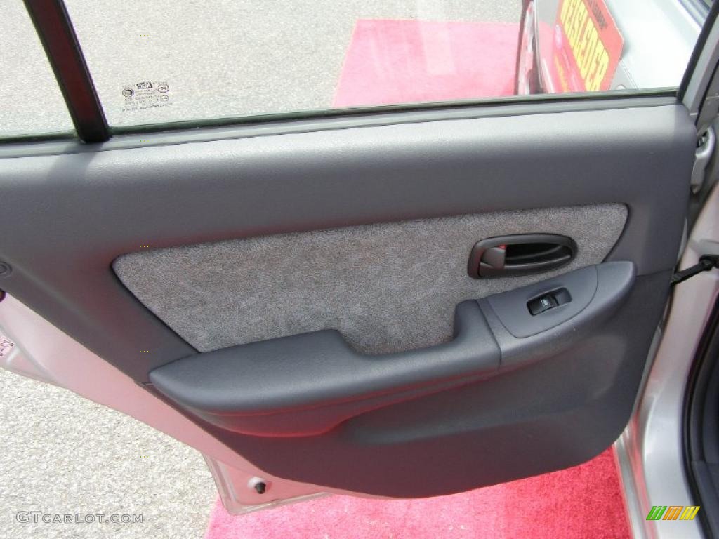 2002 Elantra GLS Sedan - Silver Pewter / Gray photo #18