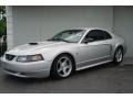 2000 Silver Metallic Ford Mustang GT Coupe  photo #2